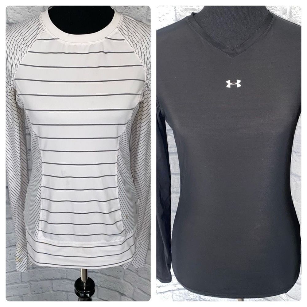 Reebok & Under Armour women S dri fit athletic shirt bundle
